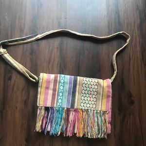 Boho fringe purse